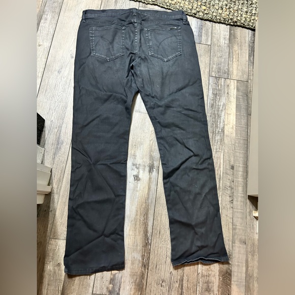 Joe's Jeans Men's distressed Black straight leg Bootcut Jeans - Picture 5 of 6